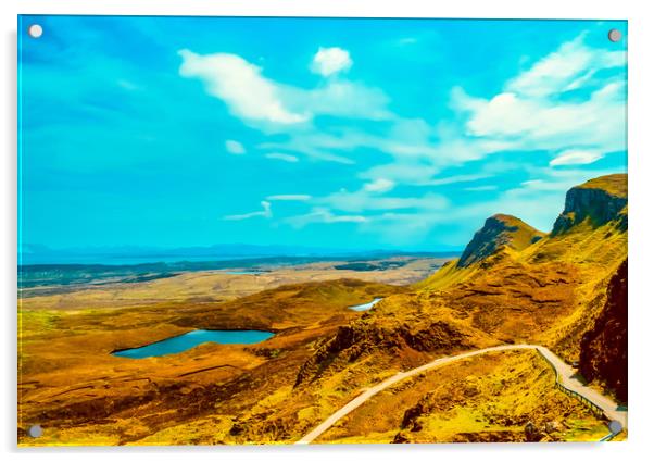 View from the Quiraing Acrylic by Scott Paul
