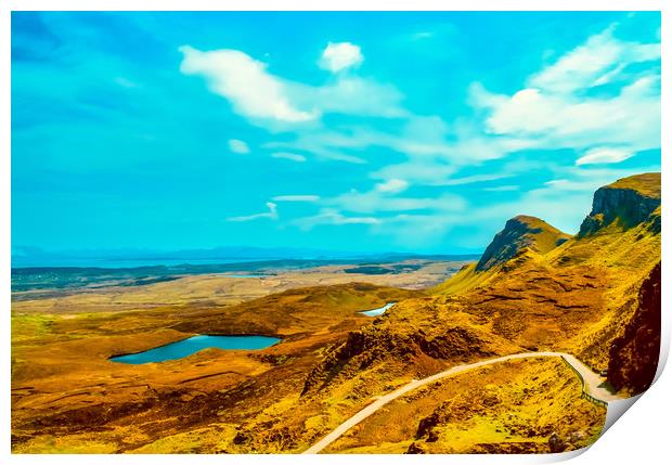 View from the Quiraing Print by Scott Paul