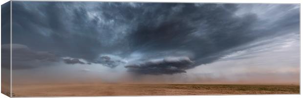 Dusty Supercell storm Canvas Print by John Finney