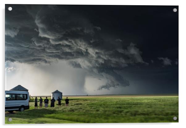 Severe Thunderstorm in Nebraska Acrylic by John Finney