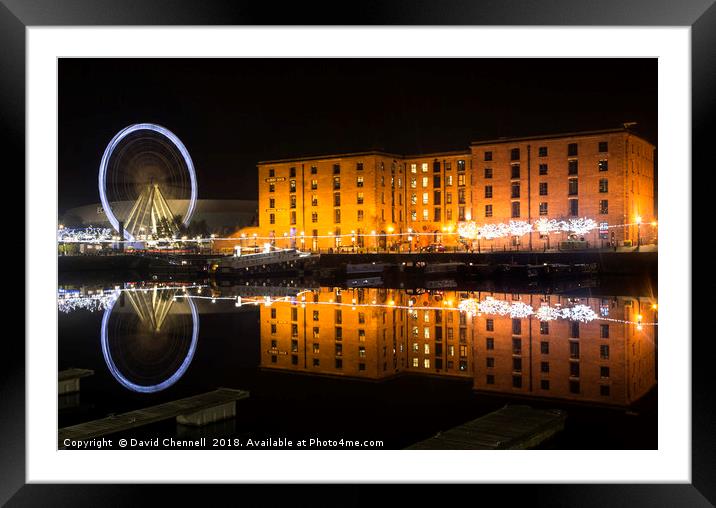 Albert Dock  Framed Mounted Print by David Chennell
