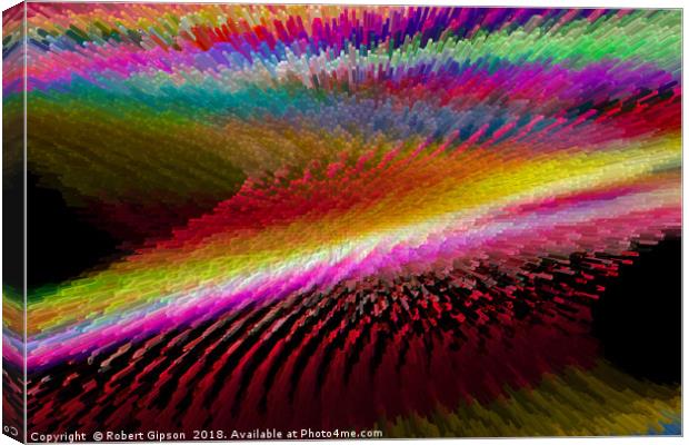 Colour in Waves Canvas Print by Robert Gipson