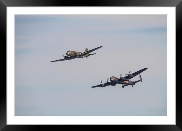 Gladiators of the Sky Framed Mounted Print by Images of Devon