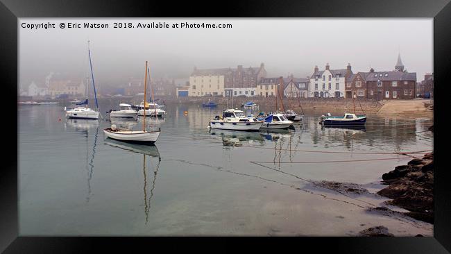 Stonehaven Harbour Framed Print by Eric Watson