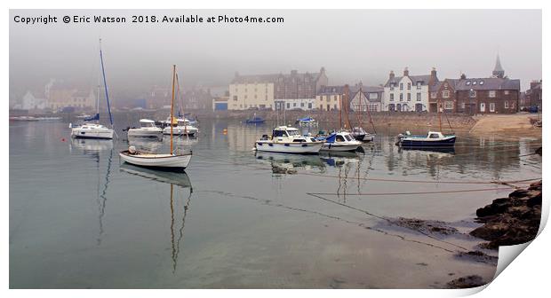 Stonehaven Harbour Print by Eric Watson