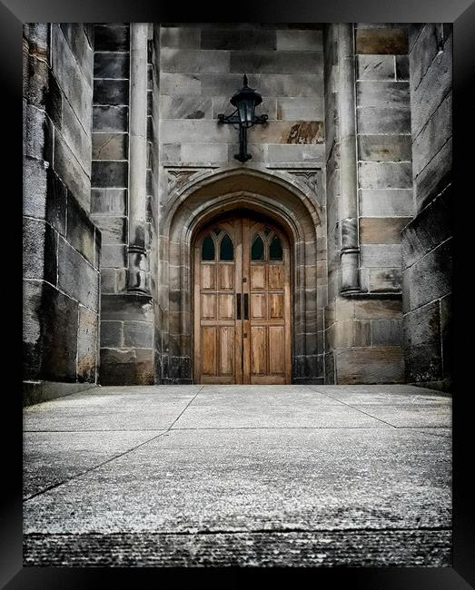 The Locked Door Framed Print by Jonathan Thirkell