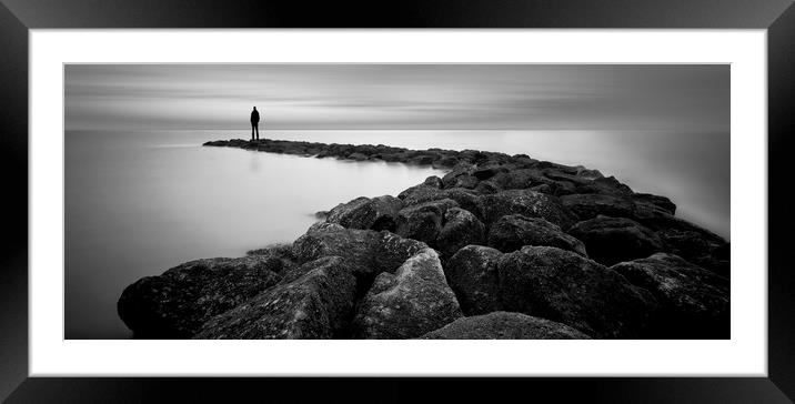 Alone Framed Mounted Print by mark leader