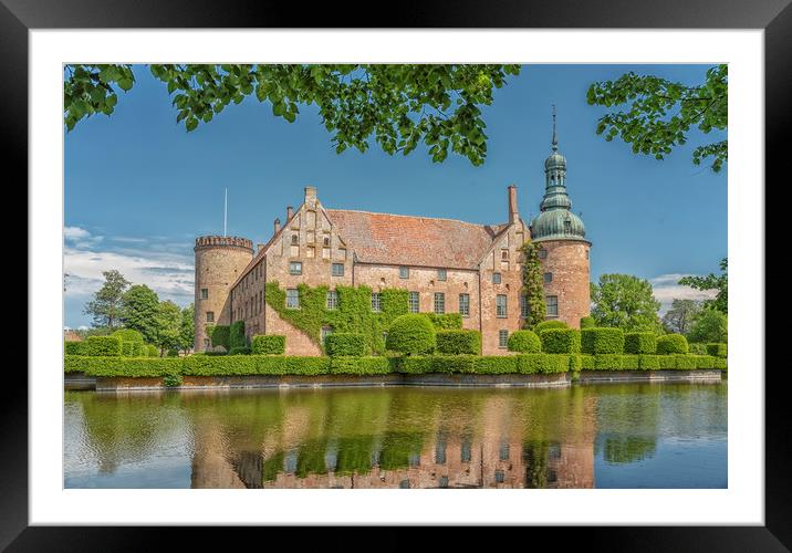 Vittskovle Castle in South Sweden Framed Mounted Print by Antony McAulay
