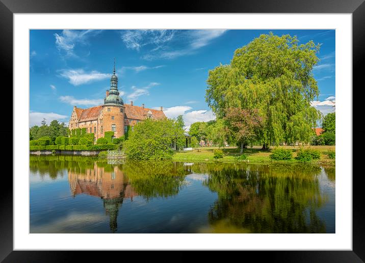 Vittskovle Castle in Sweden Framed Mounted Print by Antony McAulay