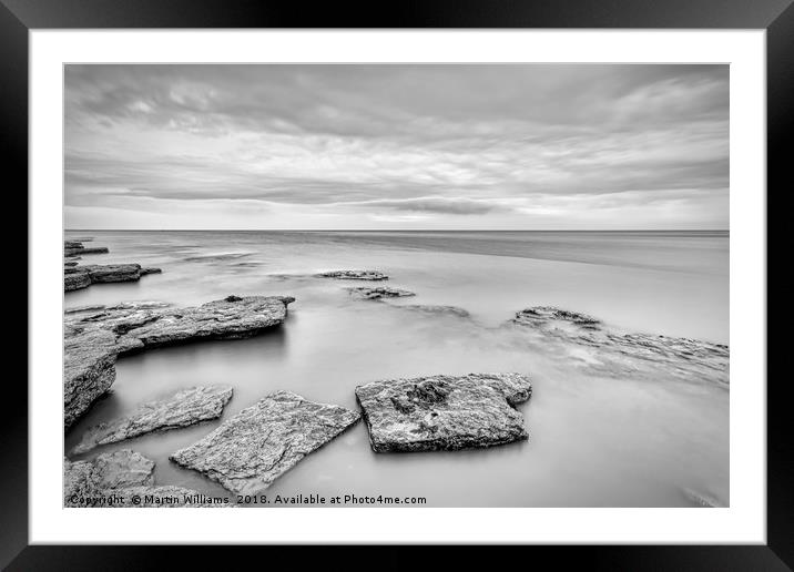 Robin Hood's Bay Framed Mounted Print by Martin Williams