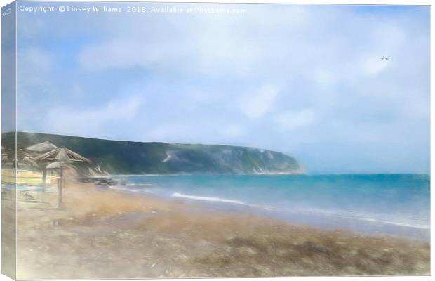 Swanage Impressions Canvas Print by Linsey Williams