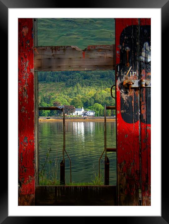 Door Framed Framed Mounted Print by David Withers