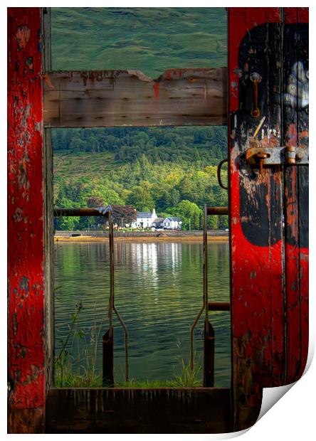 Door Framed Print by David Withers