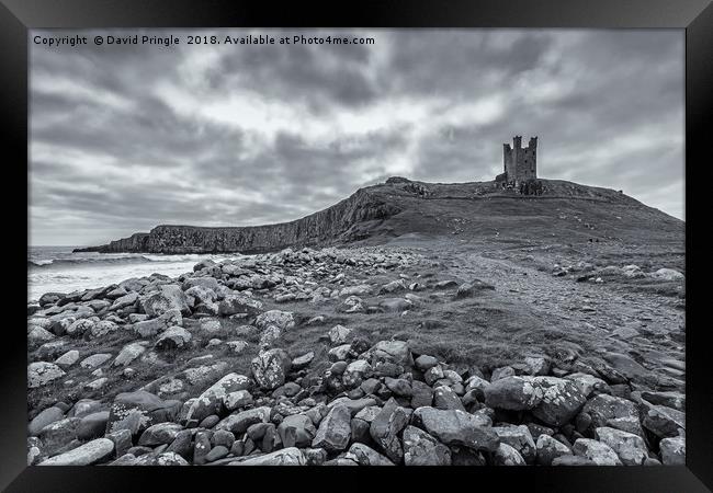 Dunstanburgh Castle Framed Print by David Pringle
