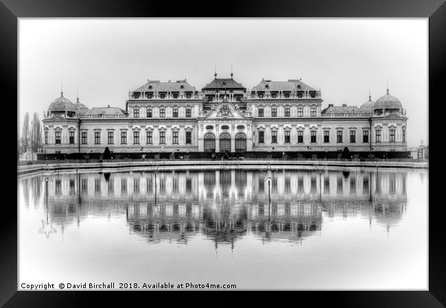 Schonbrunn Palace, Vienna Framed Print by David Birchall