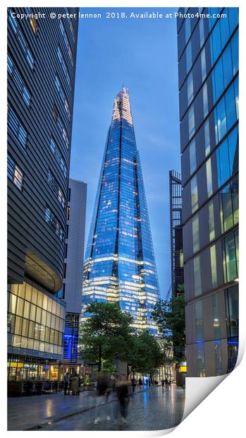 The Shard Print by Peter Lennon