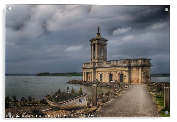 Normanton Church HDR Acrylic by Andrew Paul Myers