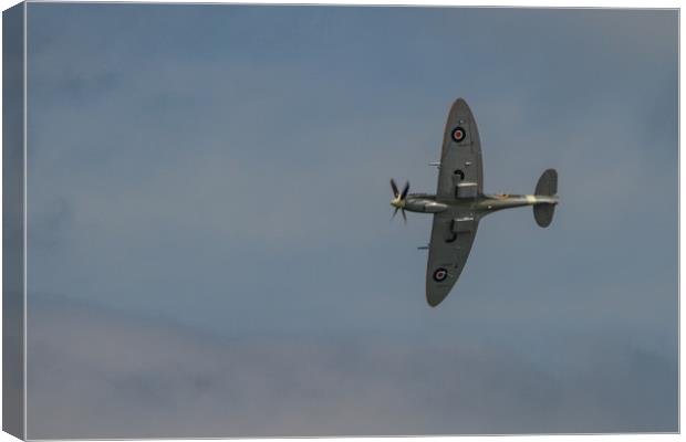 Mk 9 Supermarine Spitfire Canvas Print by Images of Devon