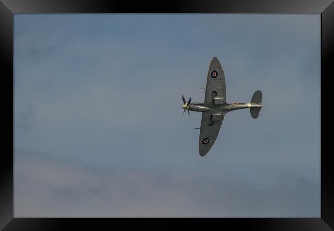 Mk 9 Supermarine Spitfire Framed Print by Images of Devon