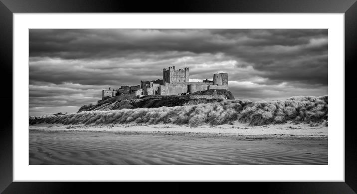 Sunset at the Castle Framed Mounted Print by Naylor's Photography