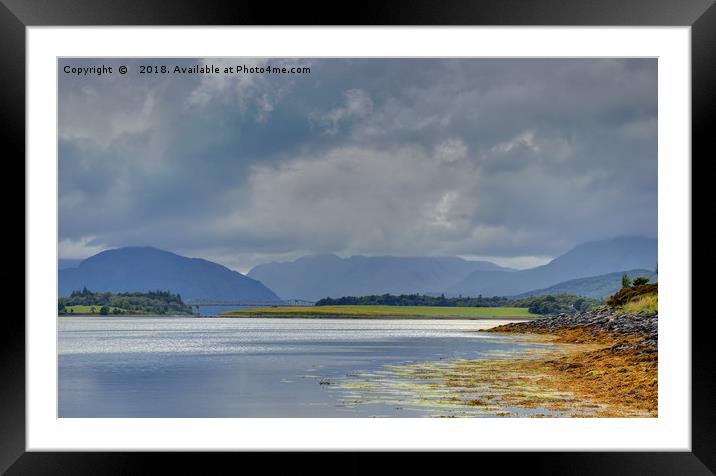 The Bridge At Ballachulish Framed Mounted Print by Jason Connolly