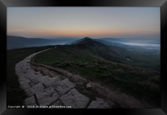 Mam Tor 6.0 Framed Print by Yhun Suarez