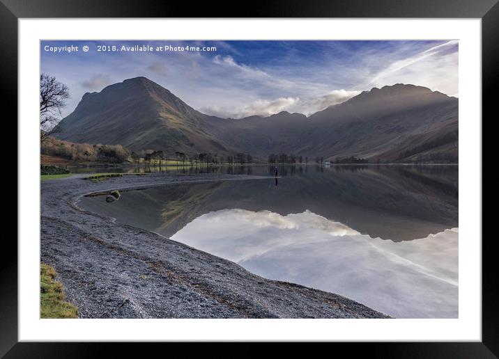 Bucolic Buttermere Framed Mounted Print by K7 Photography