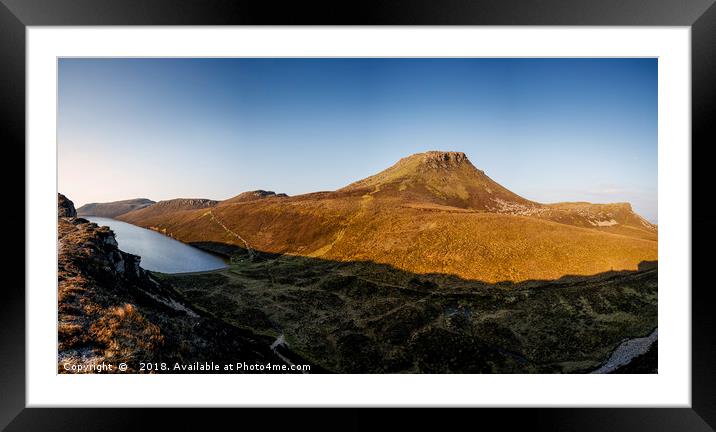 Dunn Caan and Loch na Meilich, Isle of Raasay Framed Mounted Print by Phill Thornton