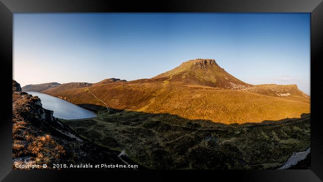 Dunn Caan and Loch na Meilich, Isle of Raasay Framed Print by Phill Thornton