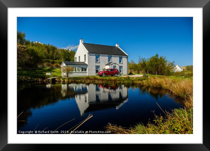 Residence reflected Framed Mounted Print by Richard Smith