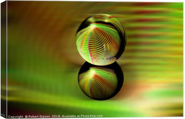 Rolling orb Canvas Print by Robert Gipson