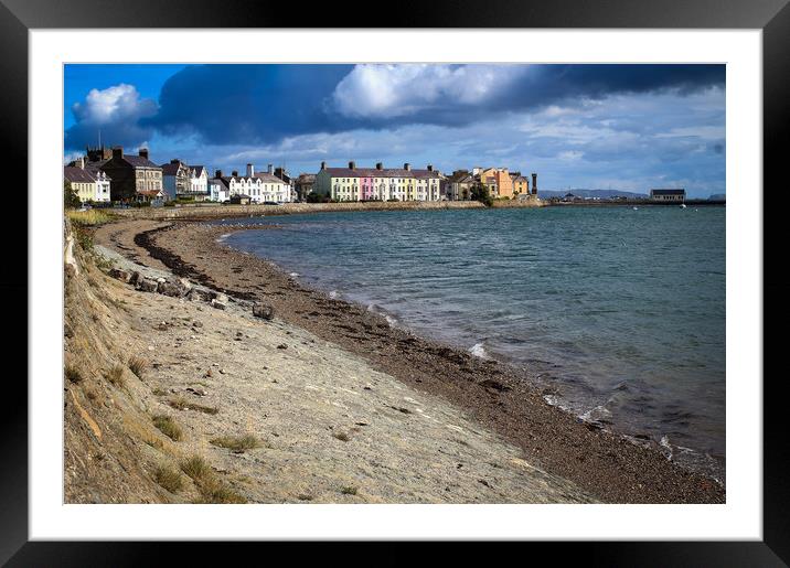 Beaumaris seaside town Framed Mounted Print by Kevin Elias