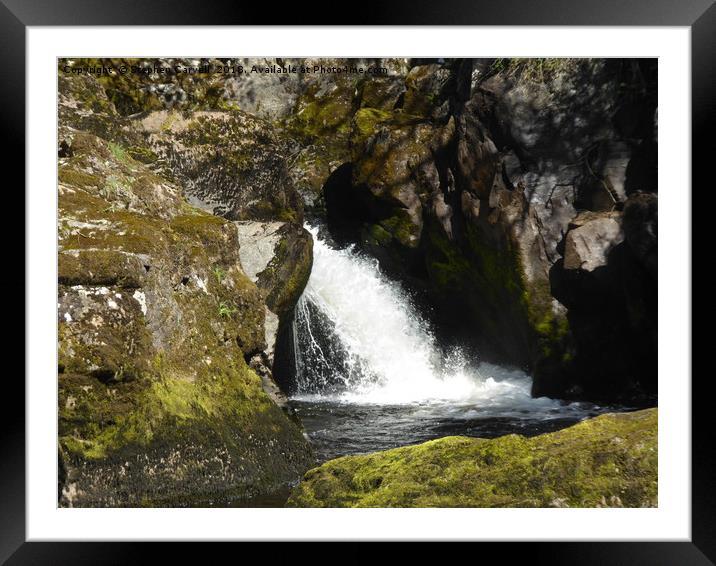 The Rival Falls, Ingleton, North Yorkshire Framed Mounted Print by Stephen Carvell