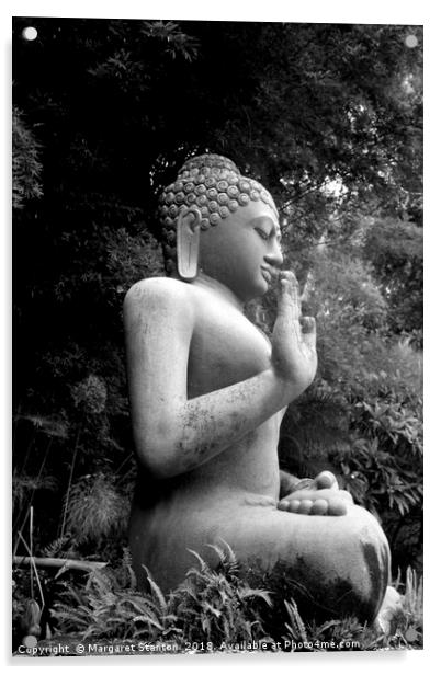 Giant Buddha  Acrylic by Margaret Stanton