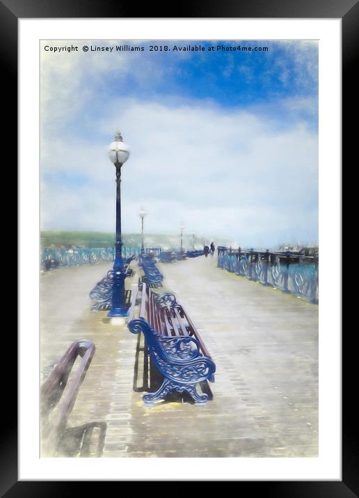 Swanage Impressions  Framed Mounted Print by Linsey Williams
