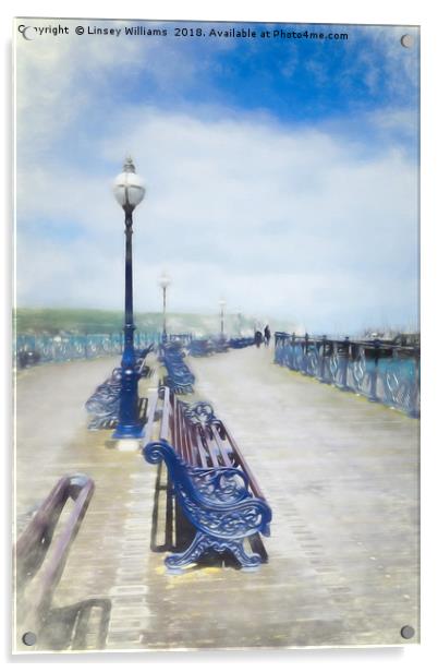 Swanage Impressions  Acrylic by Linsey Williams