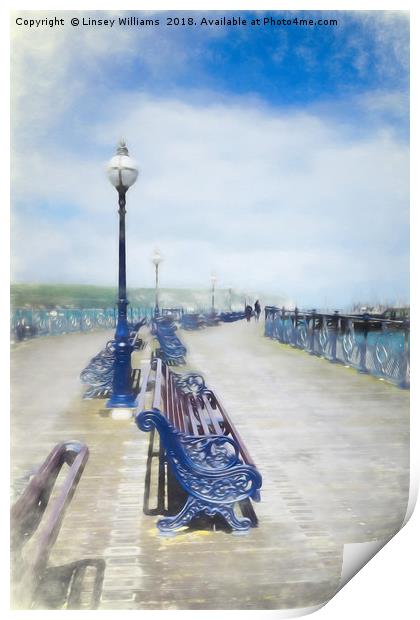 Swanage Impressions  Print by Linsey Williams