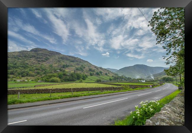 The A592 Windermere to Ullswater Framed Print by Images of Devon
