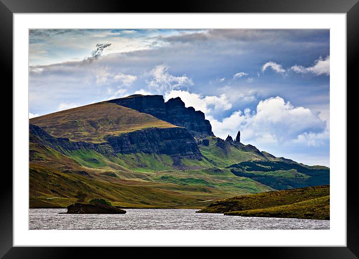 The Old Man of Storr - Isle of Skye. Scotland UK Framed Mounted Print by David Lewins (LRPS)
