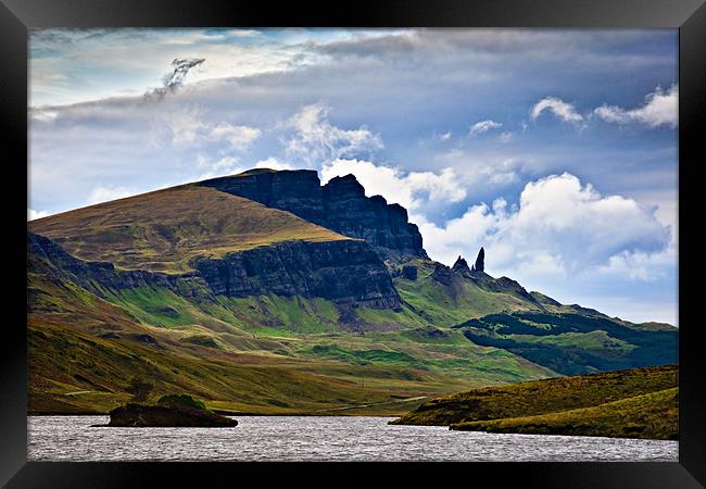 The Old Man of Storr - Isle of Skye. Scotland UK Framed Print by David Lewins (LRPS)