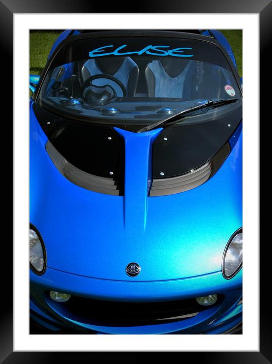 Lotus Elise Framed Mounted Print by graham young