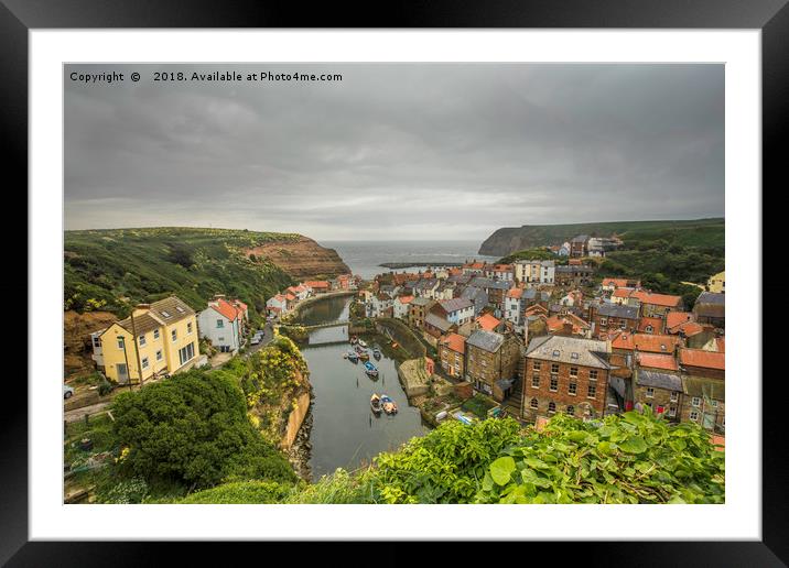 Staithes Framed Mounted Print by Pete Lawless