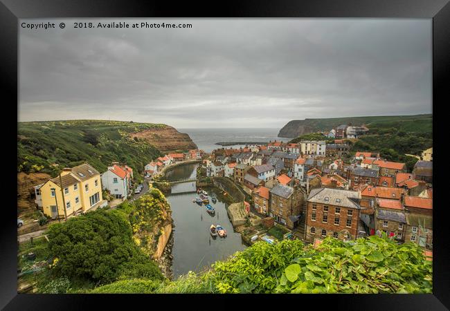 Staithes Framed Print by Pete Lawless