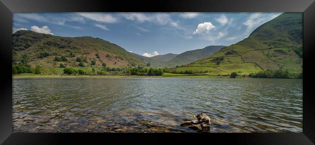 Looking towards Hartsop, Cumbria Framed Print by Images of Devon