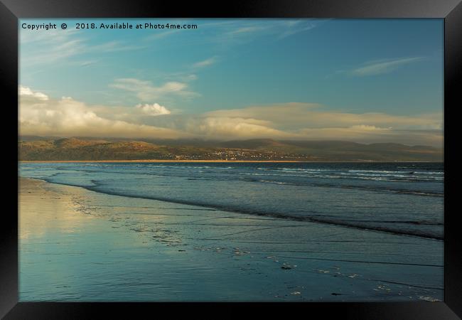 ALL THE COAST Framed Print by andrew saxton
