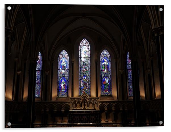 Saint Patricks Cathedral in Dublin Acrylic by Martine Boer - Reid