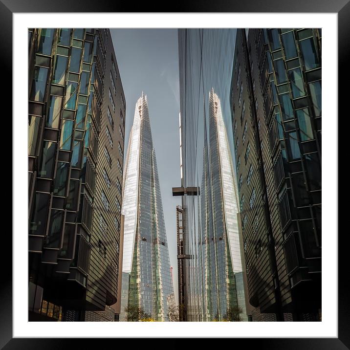 The Shard #8 Framed Mounted Print by Paul Andrews