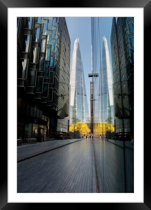 The Shard #9 Framed Mounted Print by Paul Andrews