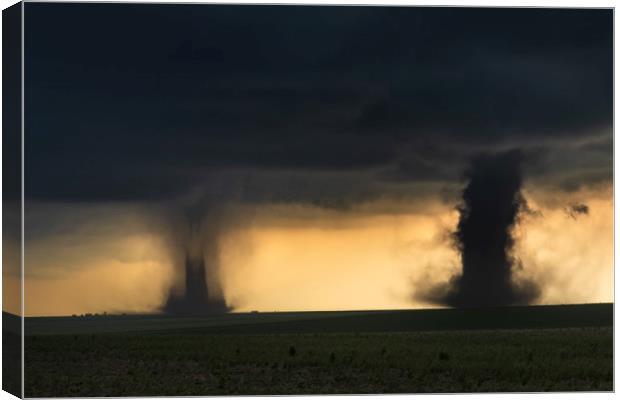 The Day of The Twins  Canvas Print by John Finney