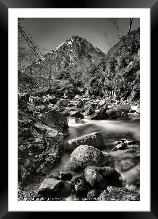 Stob Dearg No.5 Framed Mounted Print by Phill Thornton